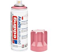 Edding 5200 spray permanent - mauve chic mat - 200 ml - peinture acrylique pour peindre ou décorer verre, métal, bois, céramique, plastique, toile - peinture acrylique en aérosol
