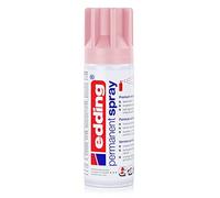 Edding 5200 spray permanent - rose pastel mat - 200 ml - peinture acrylique pour peindre ou décorer verre, métal, bois, céramique, plastique, toile - peinture acrylique en aérosol