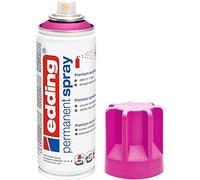 Edding 5200 spray permanent - telemagenta mat - 200 ml - peinture acrylique pour peindre ou décorer verre, métal, bois, céramique, plastique, toile - peinture acrylique en aérosol