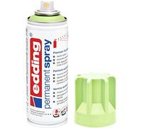 Edding 5200 spray permanent - vert pastel mat - 200 ml - peinture acrylique pour peindre ou décorer verre, métal, bois, céramique, plastique, toile - peinture acrylique en aérosol
