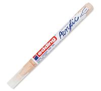 Edding 5300 Marqueur acrylique fin - beige - 1 feutre acrylique imperméable - pointe ronde fine 1-2 mm- peinture acrylique pour peindre sur la toile, le papier kraft, le bois et la pierre