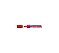 Edding 550 - Marqueur - Permanent - Pour Verre, Métal, Plastique - Rouge - 3-4 Mm - Pack De 10