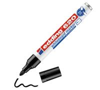 Edding 620 - Marqueur pour tableaux blancs - Pointe ogive Largeur Trait 1,5/3mm - Noir