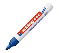 edding 660 Marqueur effaçable tableau blanc pointe ogive 1,5 - 3 mm bleu