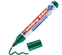 Edding 660 Marqueur effaçable tableau blanc pointe ogive 1,5 - 3 mm - Vert