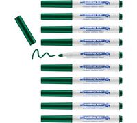 Edding 661 Marqueur Pour Tableaux Blancs - Vert - 10 Stylos - Pointe Ronde 1-2 Mm - Feutre Effaçable Pour Tableaux Blanc