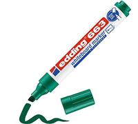 edding 663 Marqueur pour tableaux blancs - vert - 1 stylo - pointe biseautée 1-5 mm - feutre effaçable - pour tableaux, blanc, magnétique, mémo et chevalet de conférence - sketchnotes - rechargeable