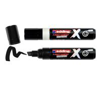 edding 6900 X Multimarqueur, jeu de 2, pointe fine, idéal pour le papier, le carton, le plastique, le verre, le métal, le DIY et les fournitures de bureau Black & White