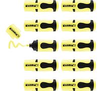 Edding 7 Mini-surligneur - jaune pastel - 10 surligneurs - pointe biseautée 1-3 mm - petits surligneurs aux couleurs tendance - pour les bullet journals, l'école, l'université ou le bureau