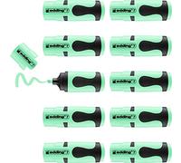 Edding 7 Mini-surligneur - vert pastel - 10 surligneurs - pointe biseautée 1-3 mm - petits surligneurs aux couleurs tendance - pour les bullet journals, l'école, l'université ou le bureau