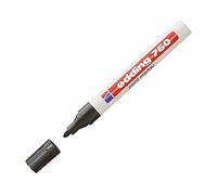 edding Marqueur peinture 750 - pointe ogive 2-4 mm - Noir opaque - Lot de 10