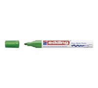 edding 750 Marqueur peinture brillante - vert - 1 feutre peinture brillante - pointe ronde 2-4mm - pour dessin, coloriage, scrapbooking - étanche, très opaque