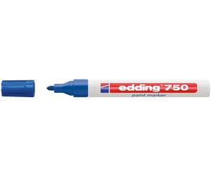EDDING 750BL - Marqueur peinture, bleu, 2,0 à 4,0 mm