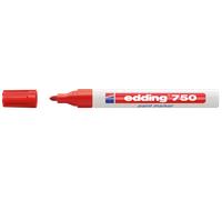 EDDING 750RT - Marqueur peinture, rouge, 2,0 à 4,0 mm