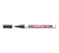 Edding Marqueur peinture 751 - noir - pointe ronde 1-2 mm - peinture brillante
