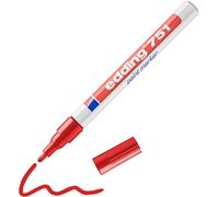 Edding 751 marqueur peinture - vert - 1 stylo - pointe ronde 1-2 mm - marqueur de peinture pour l'étiquetage du métal, verre, roche ou du plastique - résistant à la chaleur, permanent et étanche