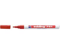 EDDING 751RT - Marqueur peinture, rouge, 1,0 à 2,0 mm