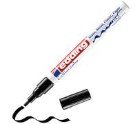 Edding 753 marqueur peinture brillante calligraphie - noir - 1 marqueur peinture - pointe calligraphique 1-2,5 mm - pour verre, pierre, plastique, papier - imperméable, très opaque - lettrage, bujos