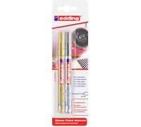 Edding 780 4-780-2-1-53-54 Marqueur peinture or, argent 0.8 mm