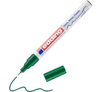 edding 780 Marqueur peinture brillante - vert - 1 feutre peinture brillante - pointe extra fine,8 mm - pour dessin, coloriage, scrapbooking - étanche, très opaque