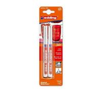 Edding 780 Marqueur Peinture Pointe Ogive Fine Blanc Lot De 2 Import Royaume Uni