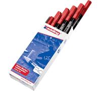 edding 792 paint marker - rouge - 10 stylos - pointe extra fine 0,8 mm - marqueur pour peinture pour le marquage et l'étiquetage du métal, du verre, de la pierre ou du plastique - très opaque