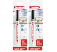 edding 8000 marqueur pour surgelés - noir - 1 marqueur résistant au gel - pointe ronde 1 mm - pour l'étiquetage des sacs et récipients de congélation - idéal pour les chambres froides, laboratoires