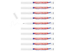edding 8010 X-Ray Marker - blanc - 10 marqueurs pour radiographies - pointe fine 0,8 mm - pour radiographies, tomographies, négatifs et diapositives