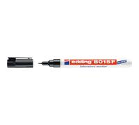 edding 8015 F Marqueur spécial laboratoire - noir - 1 stylo - pointe ronde,75 mm - idéal pour écrire très finement sur des surfaces transparentes lisses (flacons, matériel de labo, étiquettes, etc.)