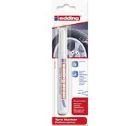 Edding 8050 4-8050049 Feutre à pneus blanc 2 mm, 4 mm