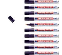 edding Marqueur UV 8280 Securitas – encre invisible incolore – lot de 10 – pointe ronde 1-5,3 mm