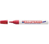 Edding Marqueur permanent industriel 8300 Rouge, pointe ronde 1,5–3 mm – 1 unité