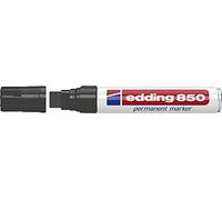 Edding 850 marqueur indélébile Noir 5 pièce(s) - Marqueurs indélébiles (Noir, Noir, Blanc, Plastique, 1,6 cm, 5 pièce(s))
