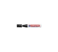 Edding 850 Marqueur Permanent - Noir - 5 Stylos - Pointe Biseautée 5-15 Mm - Pour Des Marquages Larges - Sèche Vite, Résiste À L'eau Et Aux Frottements - Pour Carton, Plastique, Bois, Métal, Verre