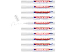 edding Marqueur peinture 8750 Industry – pointe ronde 2–4 mm – blanc 10 stylos