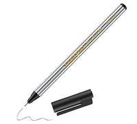 edding 89 Feutre fin - Noir - 1 stylo - Pointe ronde extra-fine,3 mm - Feutre fin pour une écriture fine et précise, pour souligner, dessiner - pour le bureau, l'école et la maison