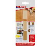 edding 8902 - kit de cire de réparation pour parquets - hêtre/érable - 3 cires dures - pour réparer les dommages et les rayures sur les parquets en bois