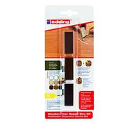 edding 8902 - cire de réparation pour parquets - pin - 3 cires dures - pour réparer les dommages et les rayures sur les parquets