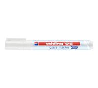 Marqueur effaçable Edding 95 pointe ogive 1,5 à 3 mm - Blanc