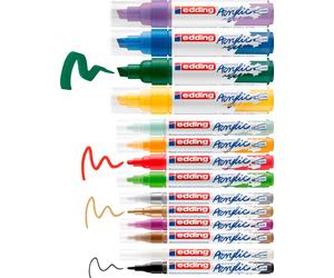 edding « Acrylmarker Creative Set » (set créatif de marqueurs acryliques), 14 pièces