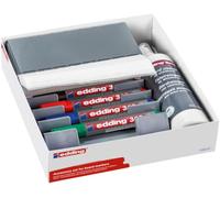 Kit d'accessoires pour marqueurs pour tableaux blancs edding BMA 15 S
