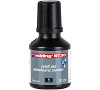edding BT 30 Recharge d'encre marqueurs pour tableaux blancs - noir - 30 ml - système de compte-gouttes, idéal comme recharge propre et simple de presque tous les marqueurs pour tableaux blancs edding