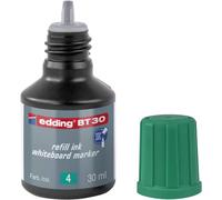 EDDING Lot de 5 Flacons 30ml Recharge D'encre Vert BT 30 pour Marqueur Tableau Blanc