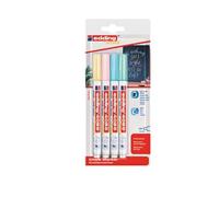 Edding Chalk Marker 4085 Pack Set 4057305037213 Lot Marqueur Craie Liquide Ardoise Vitre Tableau Magasin Vitrine Deco Bricolage Art Loisir Creatif Enfant Comasound Kartel Csk Online