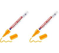Edding Chalkstift 4095 environ 2-3 mm blister à 1st orange (Lot de 2)