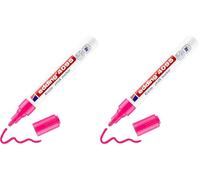 Edding Chalkstift 4095 environ 2-3 mm blister au 1er rose néon (Lot de 2)