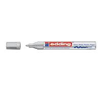 edding 750 marqueur peinture brillante - argent - 10 feutres peinture brillante - pointe ronde 2-4mm - pour dessin, coloriage, scrapbooking - étanche, très opaque