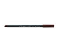 EDDING E-1300 LOT DE 5 FEUTRES DE COLORIAGE À POINTE OGIVE 3 MM MARRON FONCÉ Marron G