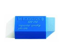Edding E-Dr20 Boîte De 20 Gommes En Synthétique Pour Crayon De Bois/Encre 1 Coté Blanc/1 Coté Bleu