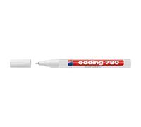 Edding E780 Marqueur peinture Pointe extra fine Blanc laqué Lot de 10